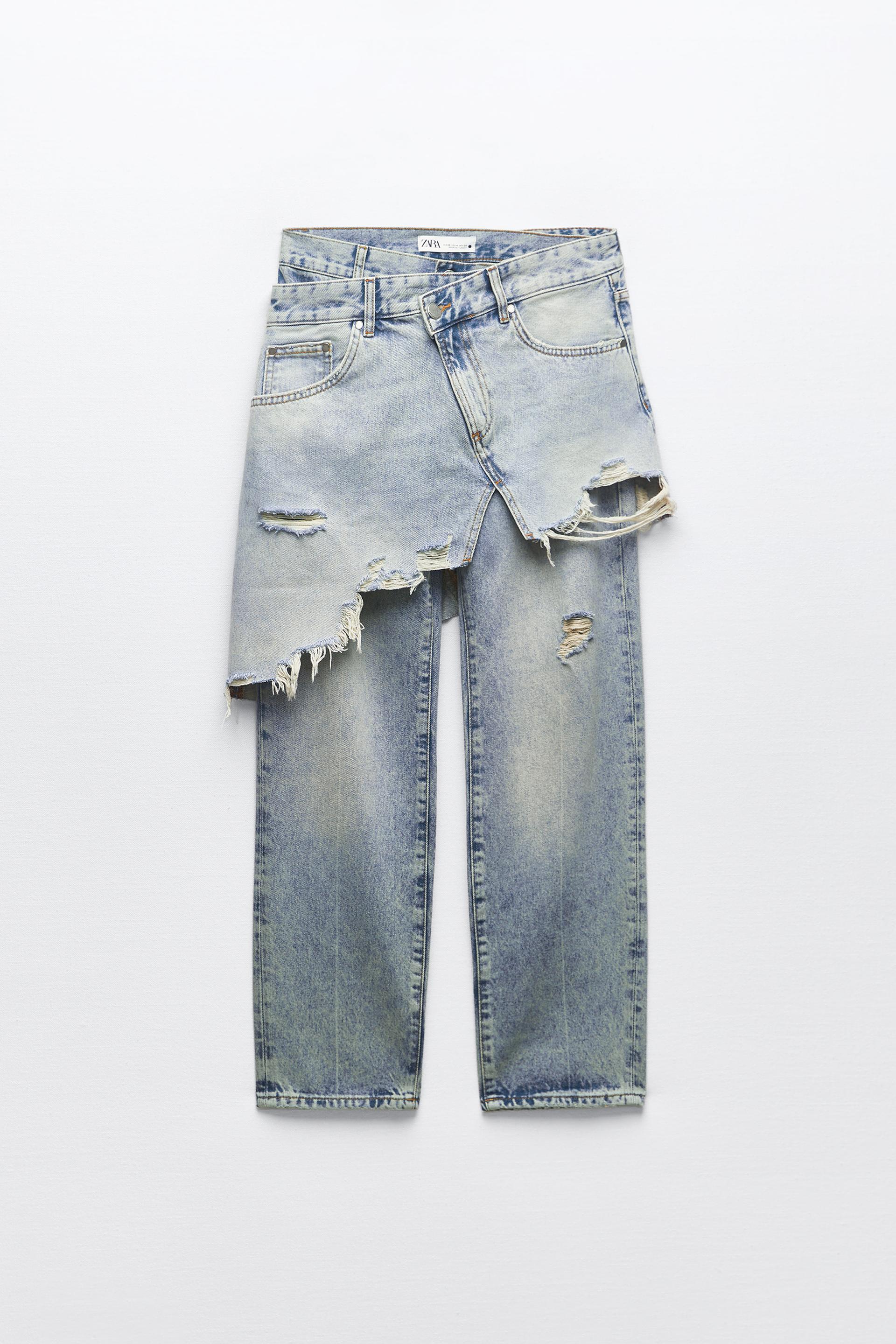 Zara pants with skirt overlay Clearance