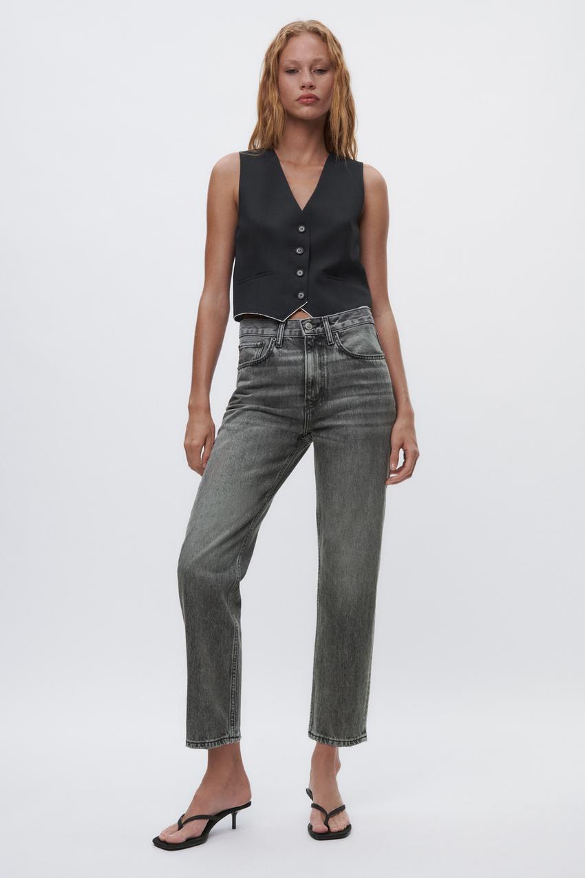 Mid rise straight leg zara Outlet