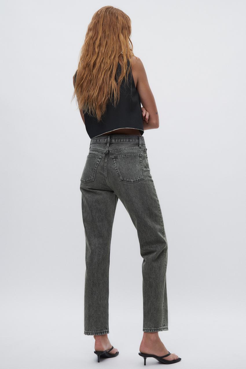 Mid rise straight leg zara Outlet