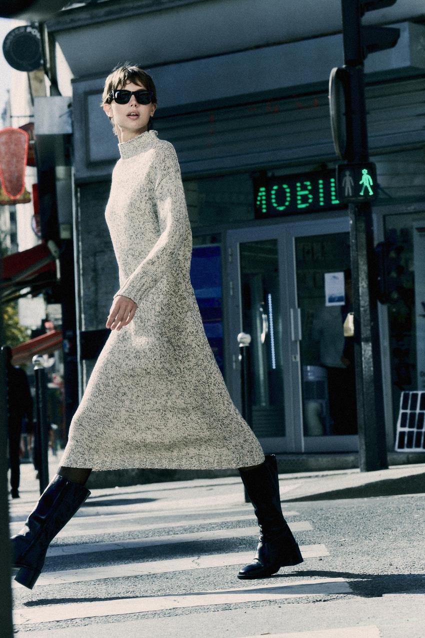 Zara knit maxi dress Clearance