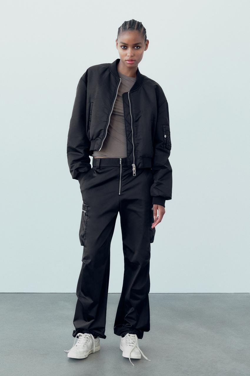 Zara black stretch pants Clearance