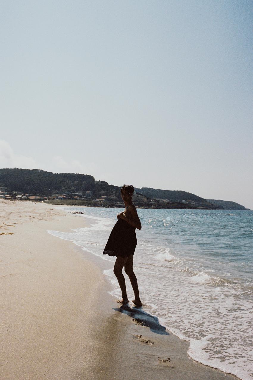 Embroidered jumpsuit zara Clearance