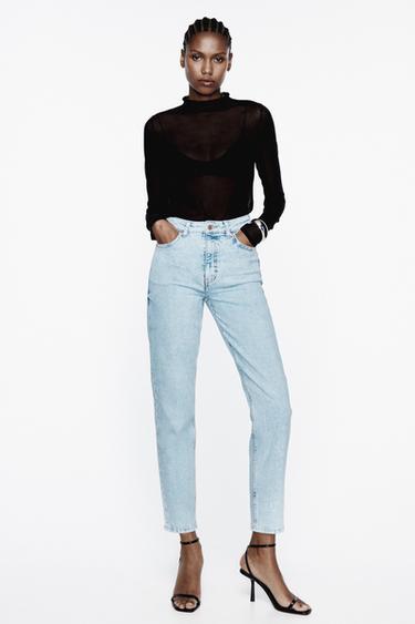 Zara jeans light wash Clearance