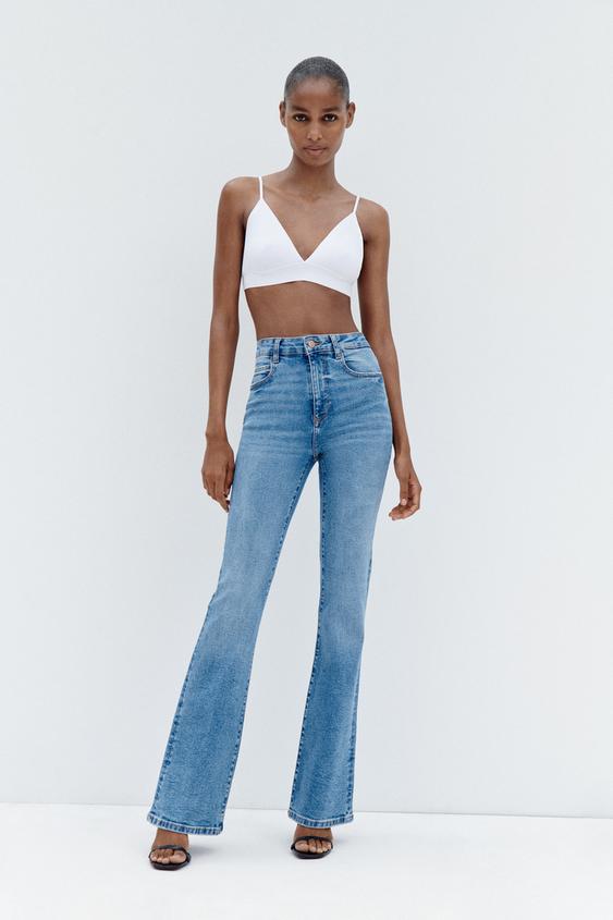 Zara flared pants met split Clearance