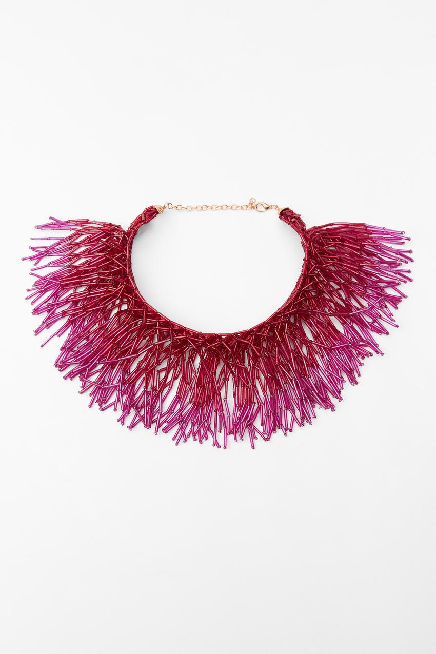 Zara beaded necklace Clearance
