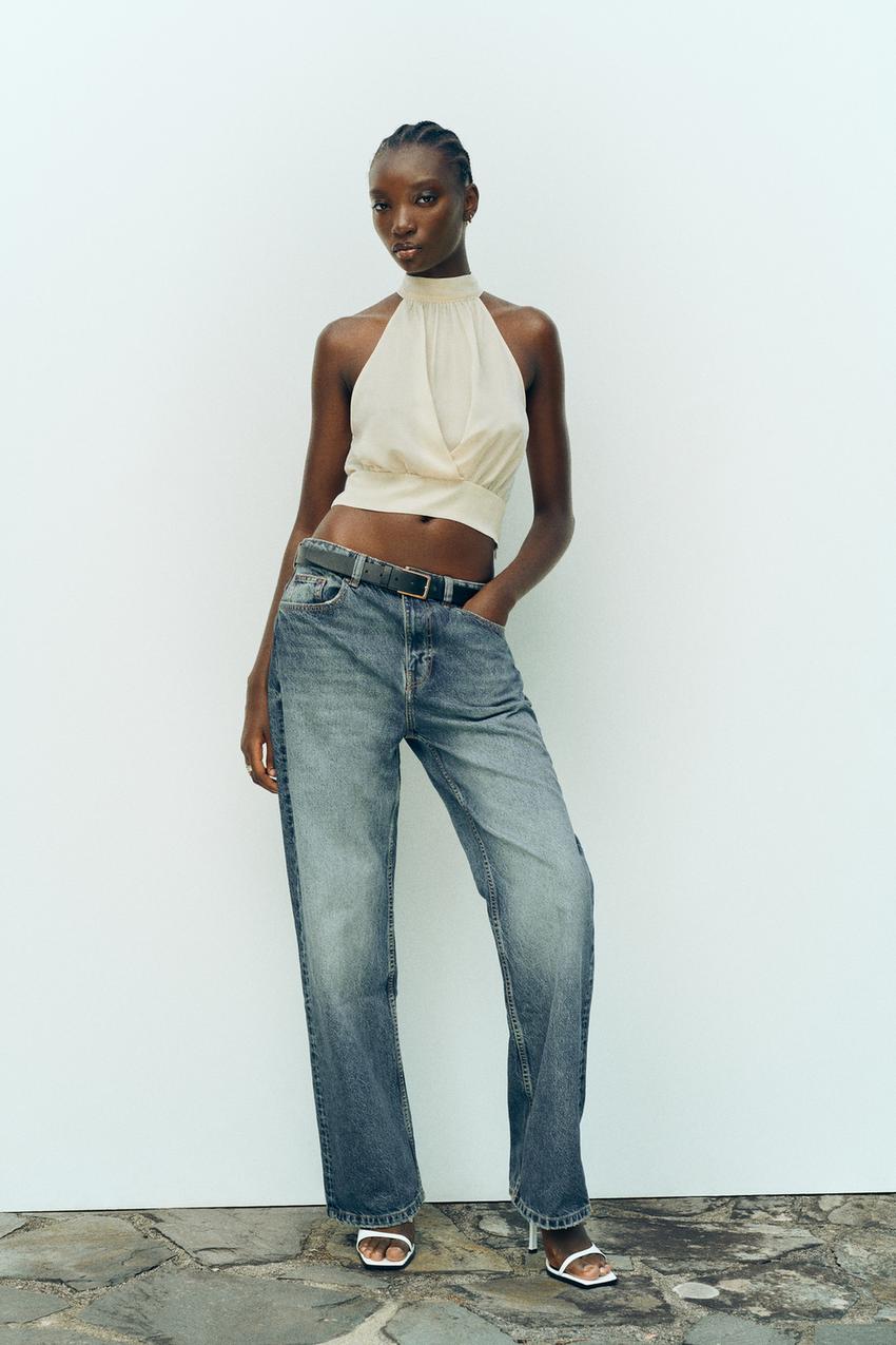 Zara tie waist top Clearance