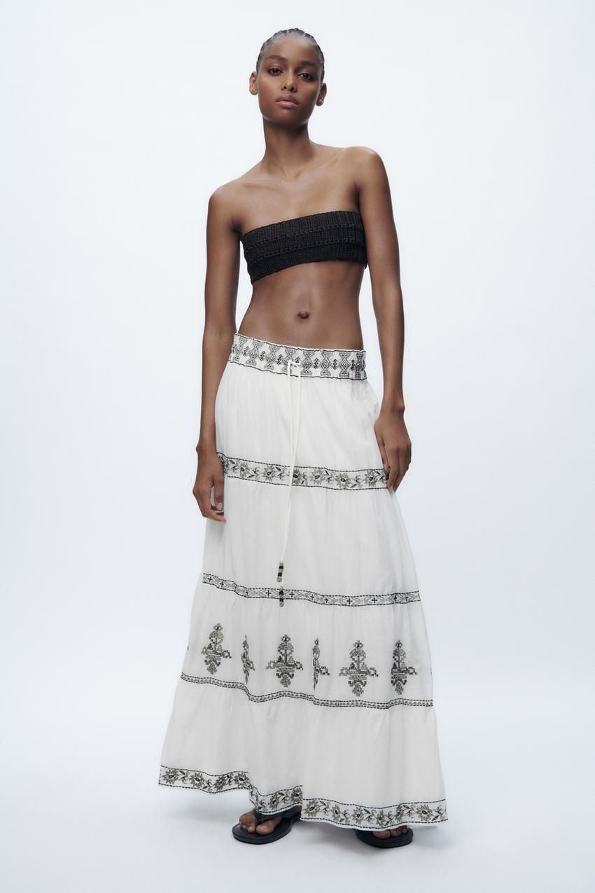 Zara ecru skirt Outlet