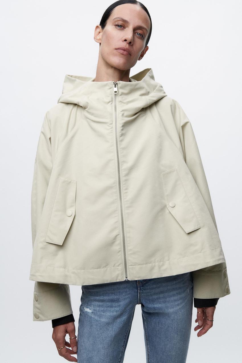 Zara basic parka Clearance
