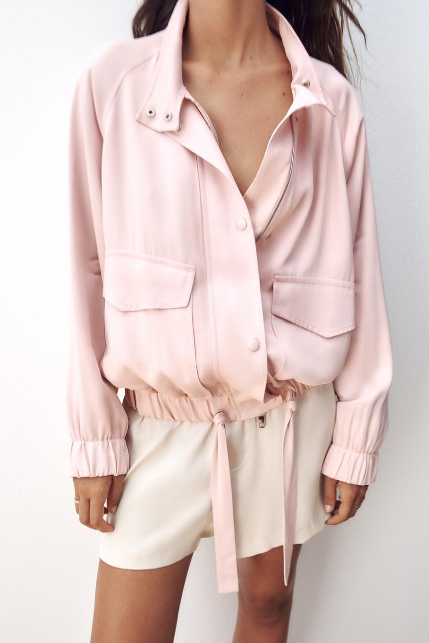 Zara shacket pink Outlet