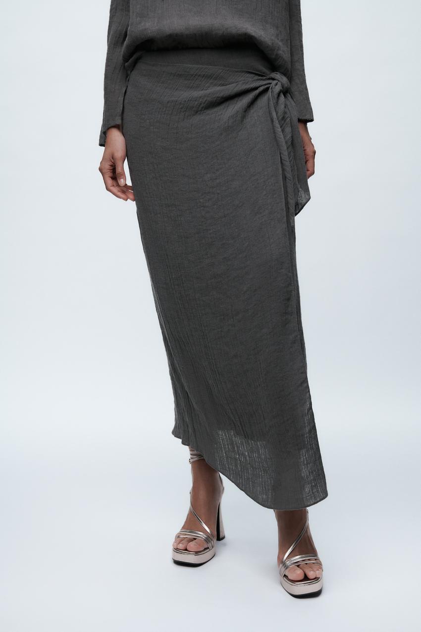 Zara wrap around skirt Clearance