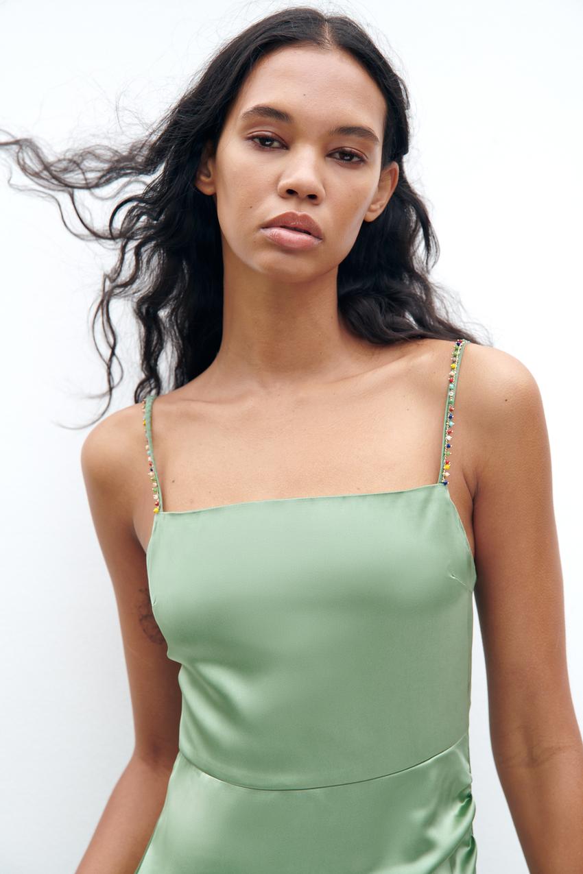 Sage dress zara Clearance