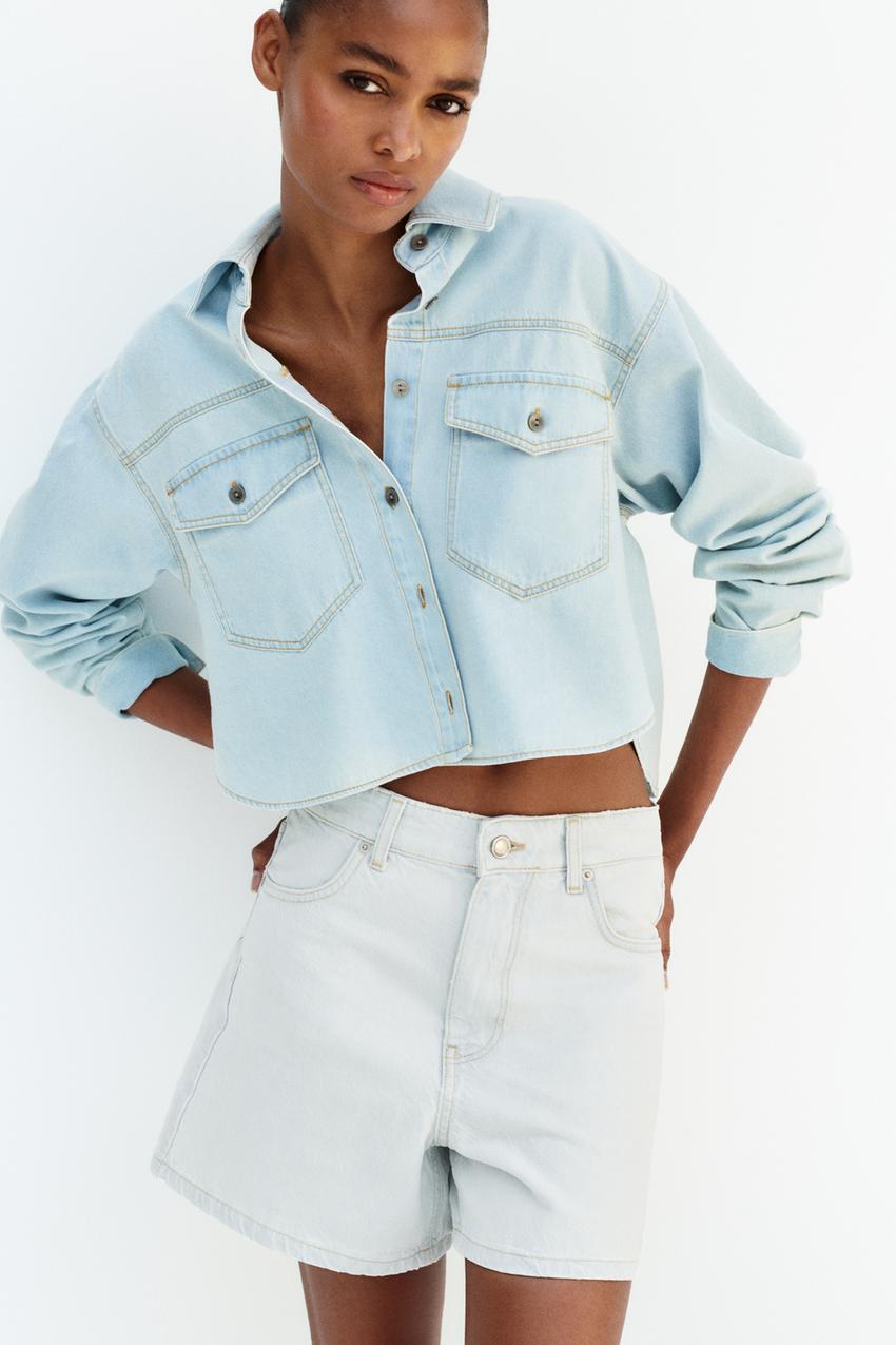 Zara ladies denim shirt Outlet
