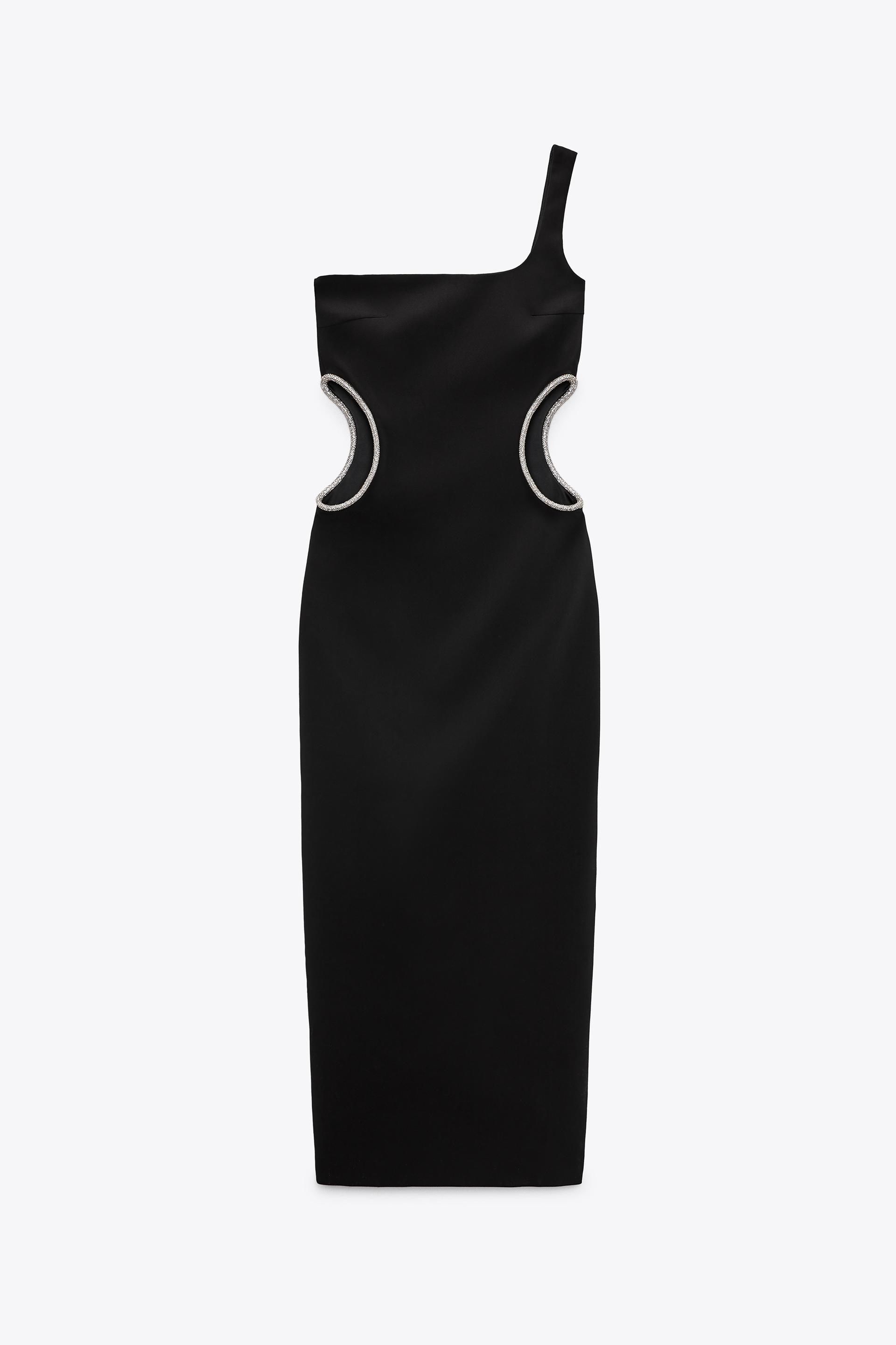 Zara black diamante dress Clearance