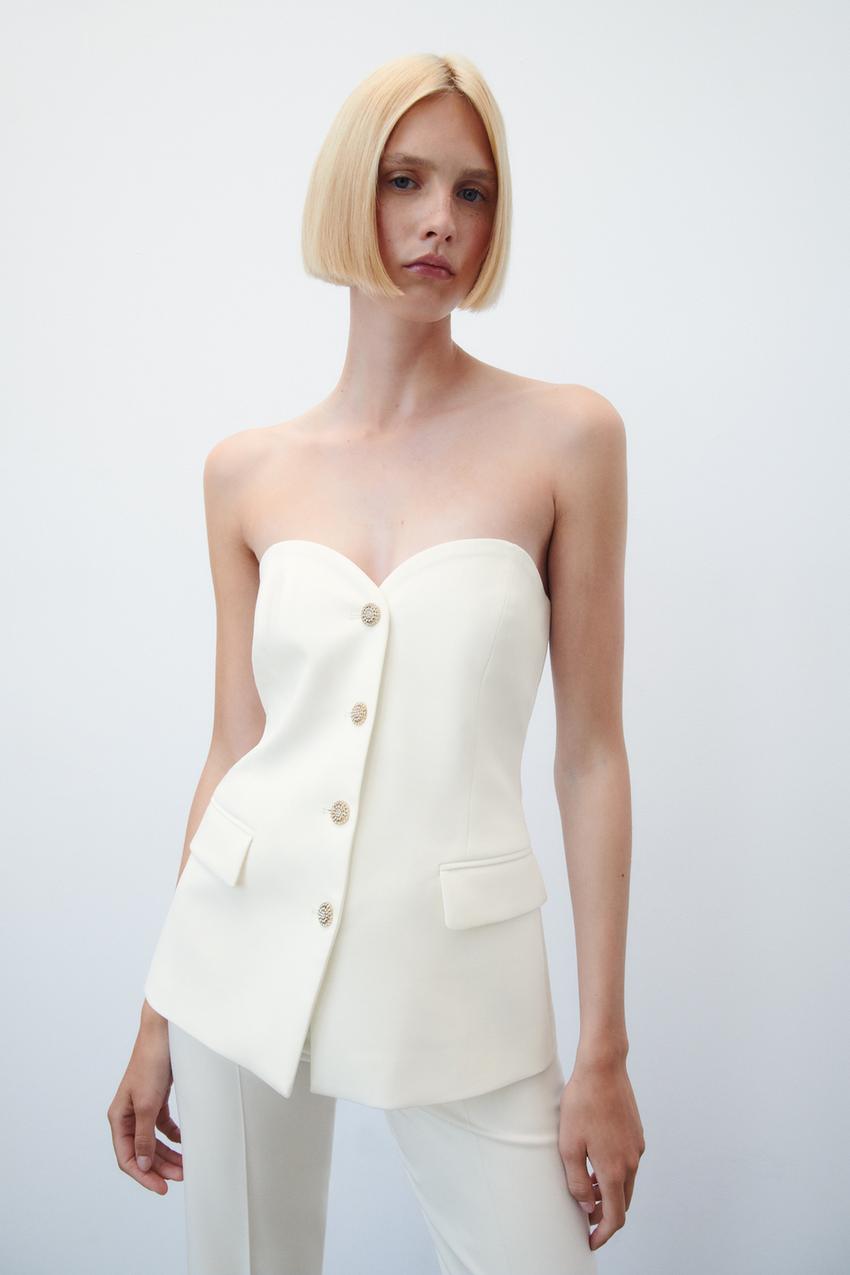 Zara top bustier Clearance