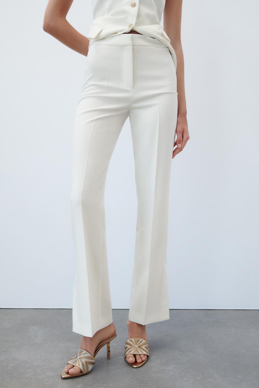 White trousers women zara Clearance