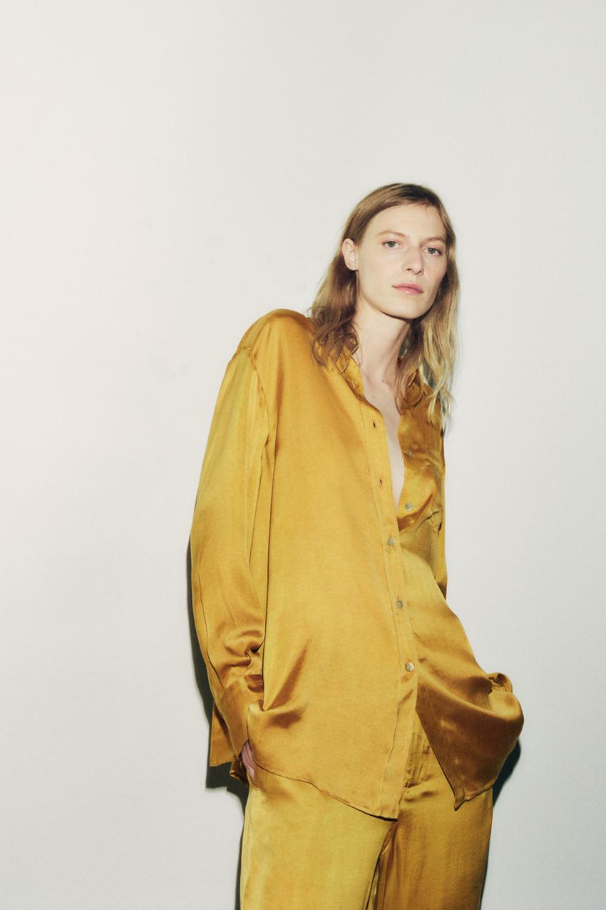 Pajama blouse zara Clearance