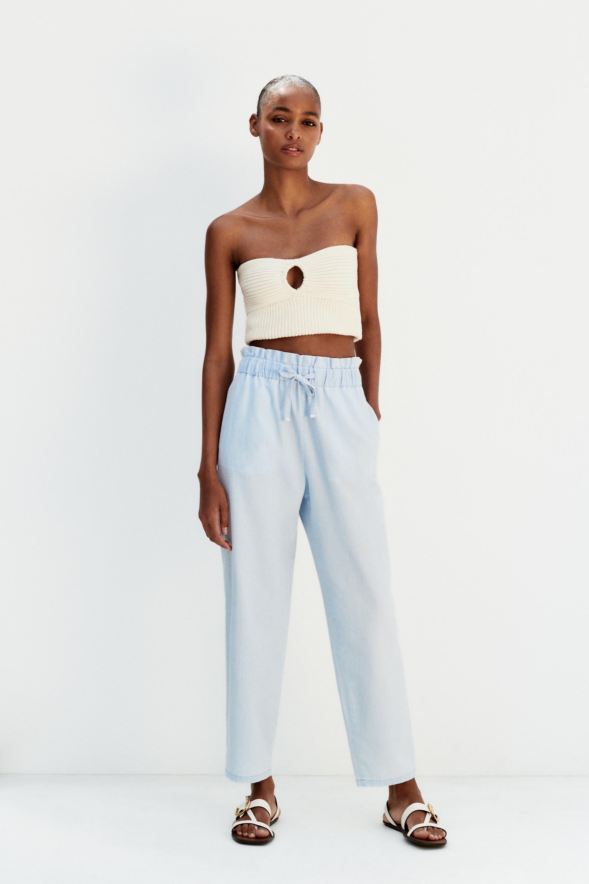 Zara wide leg jogging pants Clearance