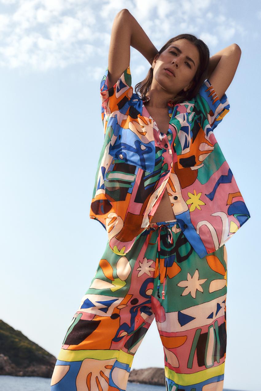 Zara flowy blouse with pockets Clearance