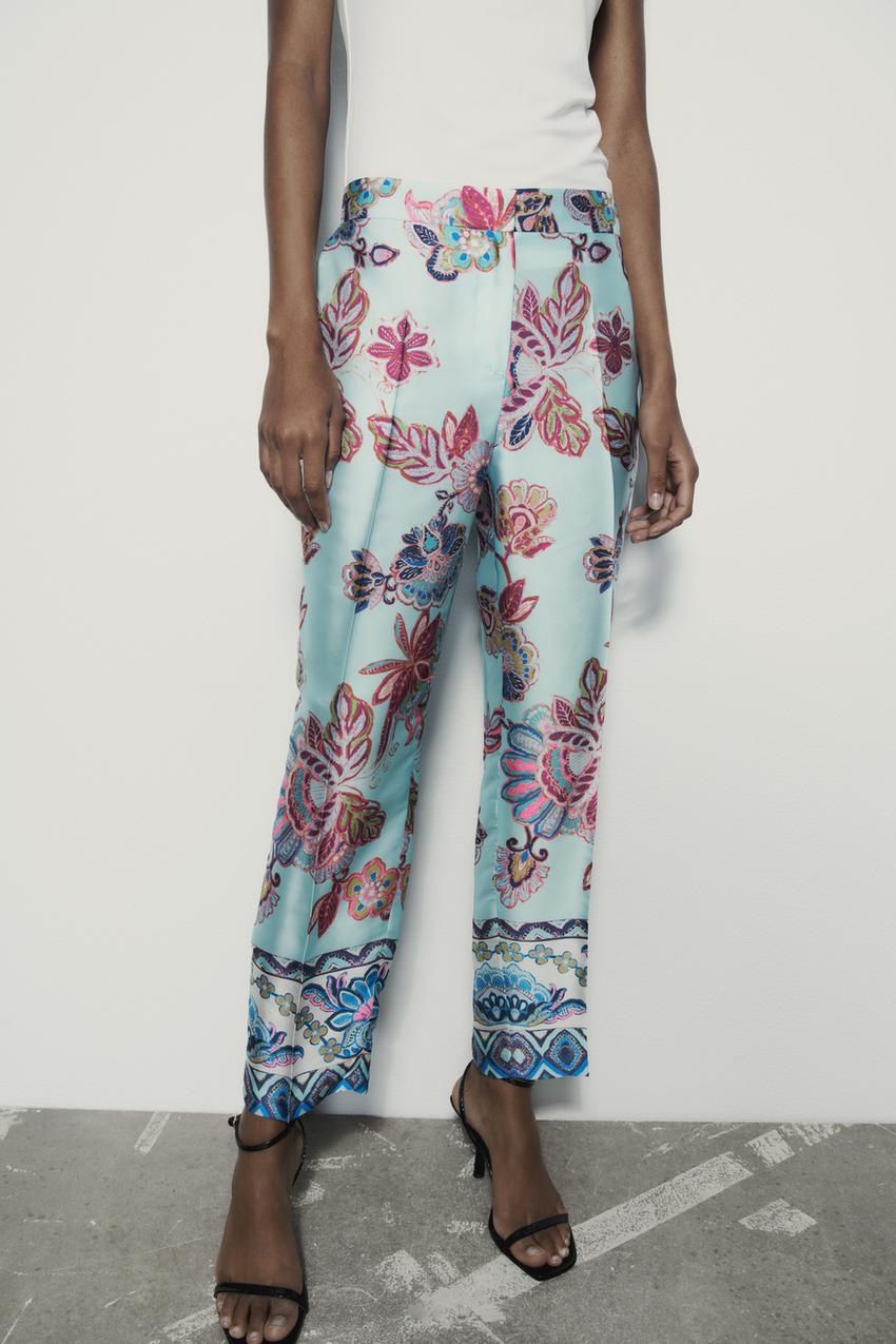 Zara printed trousers Clearance