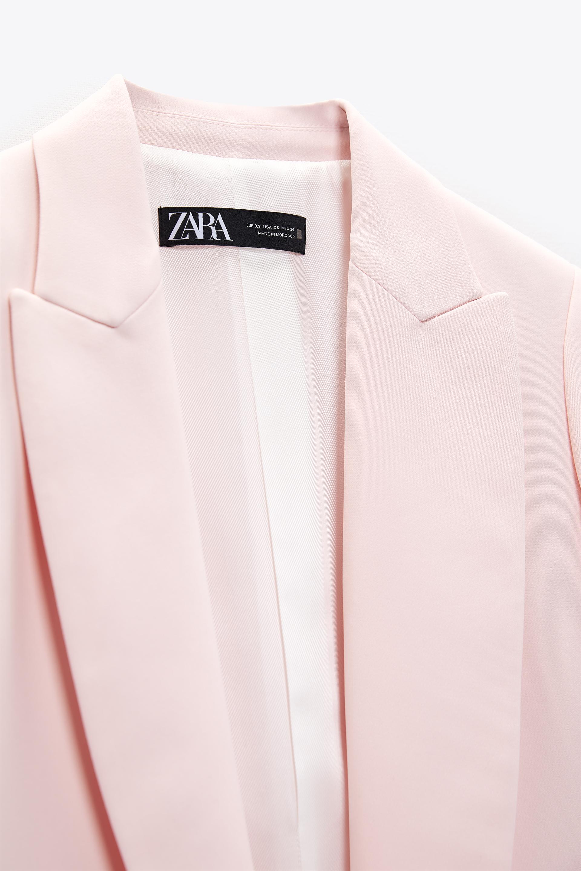 Zara pastel pink blazer Clearance