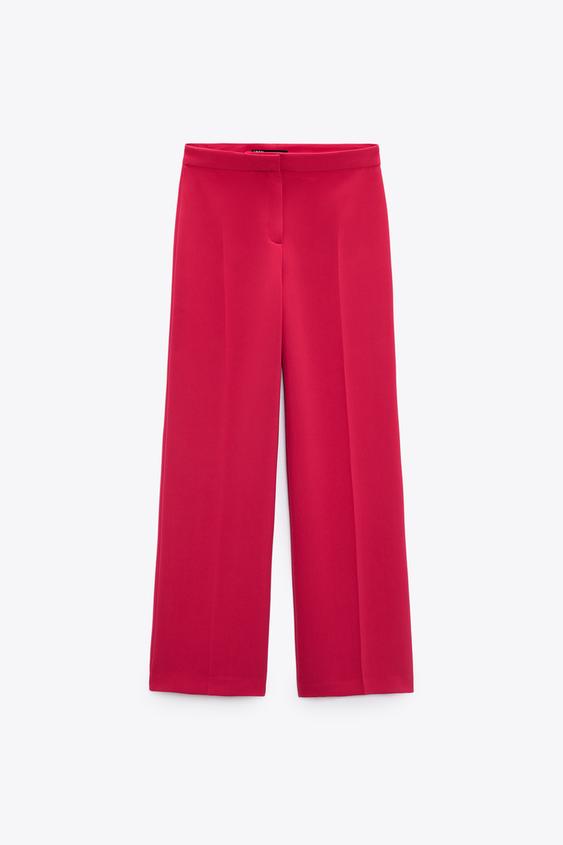 Image 3 of FLOWY WIDE LEG PANTS from Zara