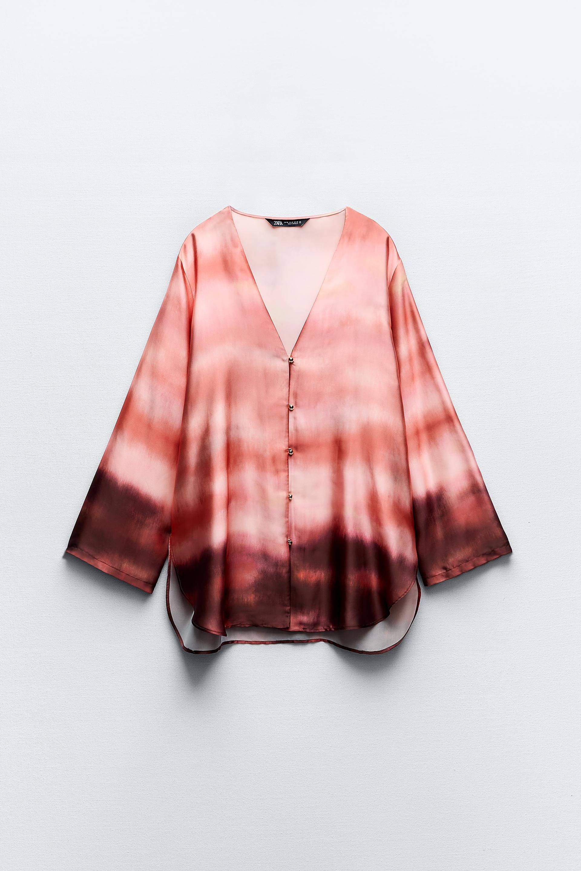 Zara tie dye blouse Clearance