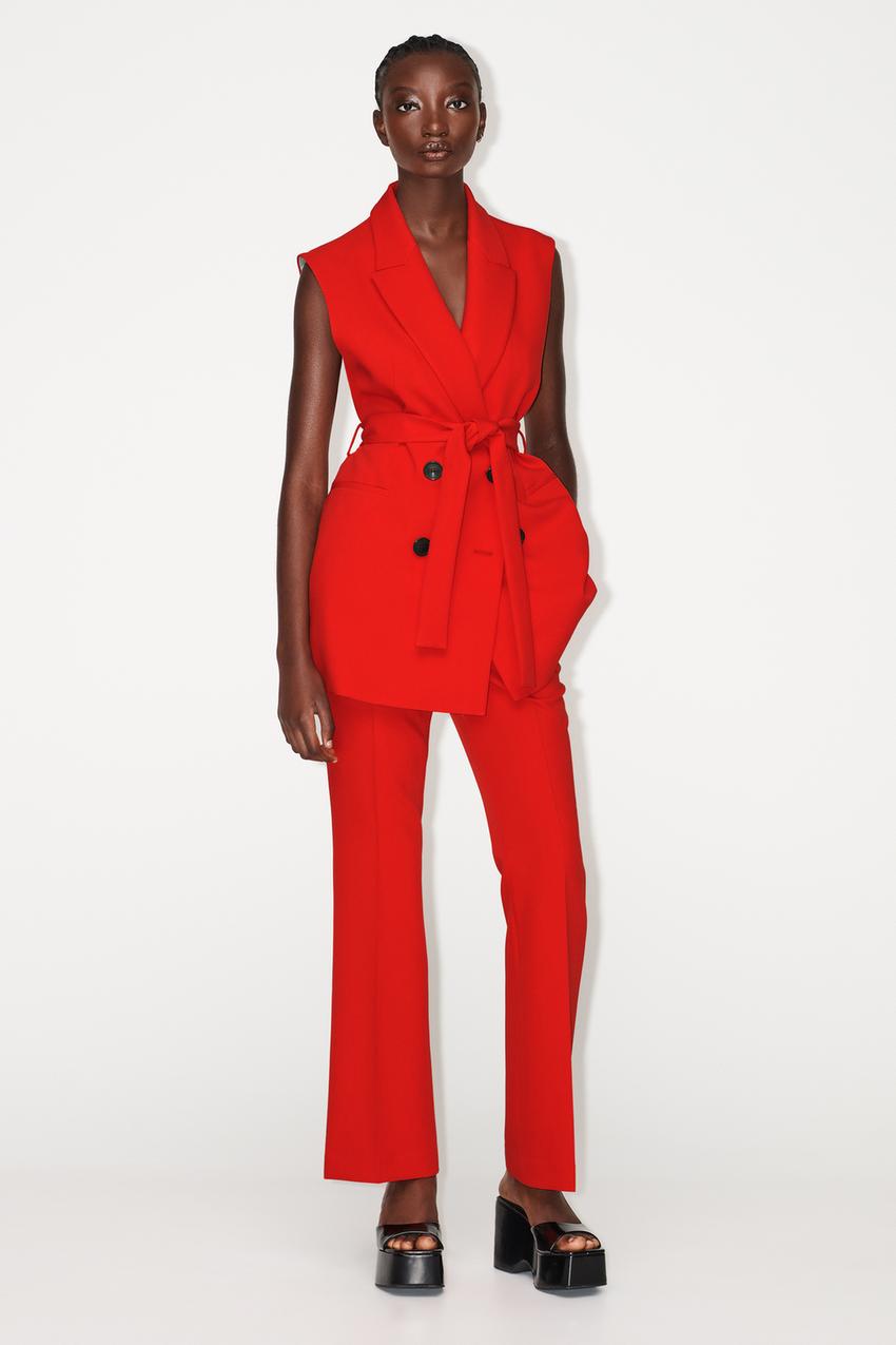 Zara belted vest Clearance