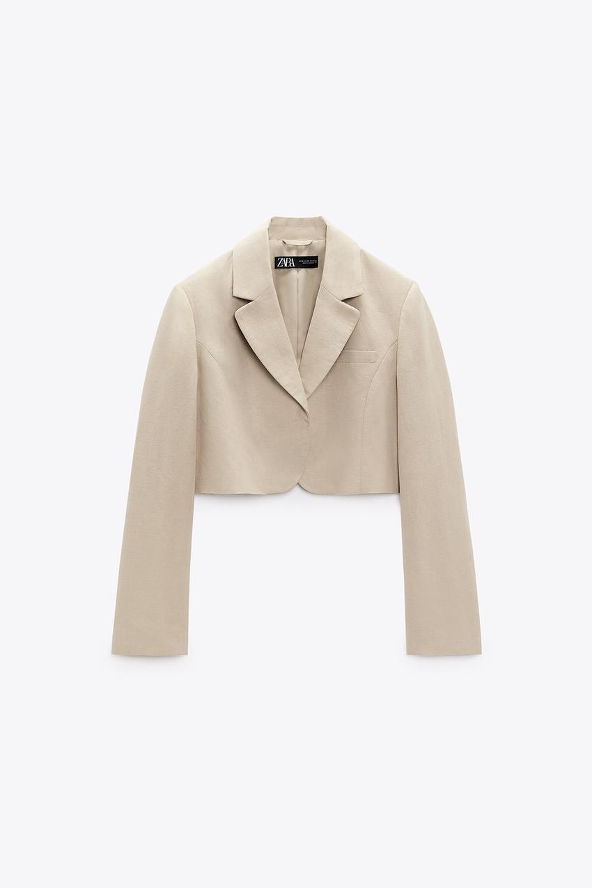 Blazer cropped zara Clearance