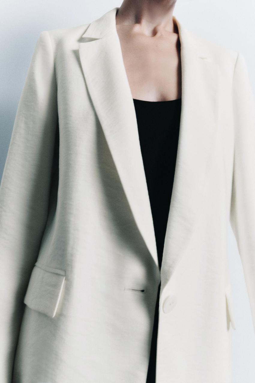 White blazer womens zara Clearance