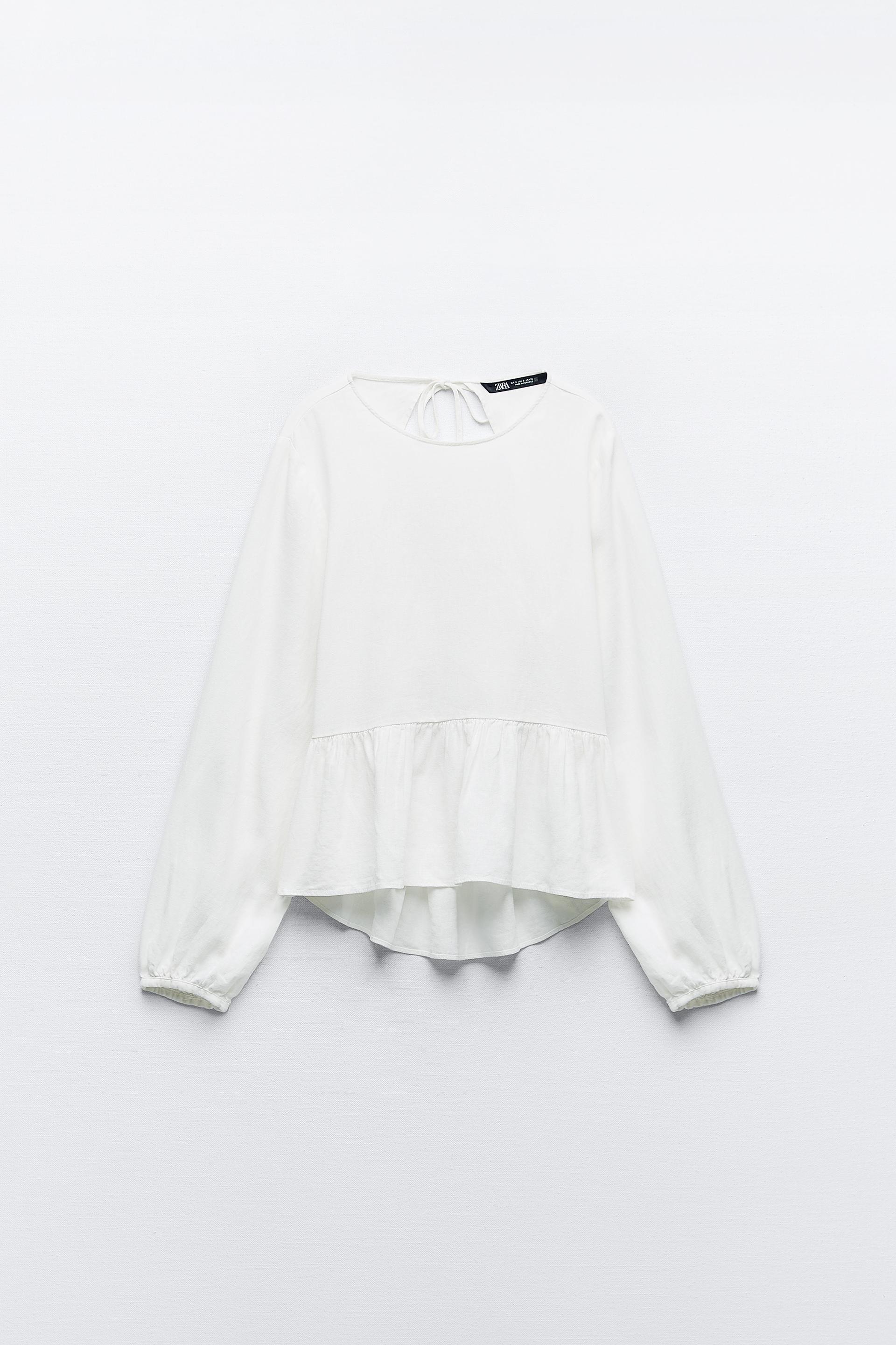 Peplum top zara Clearance