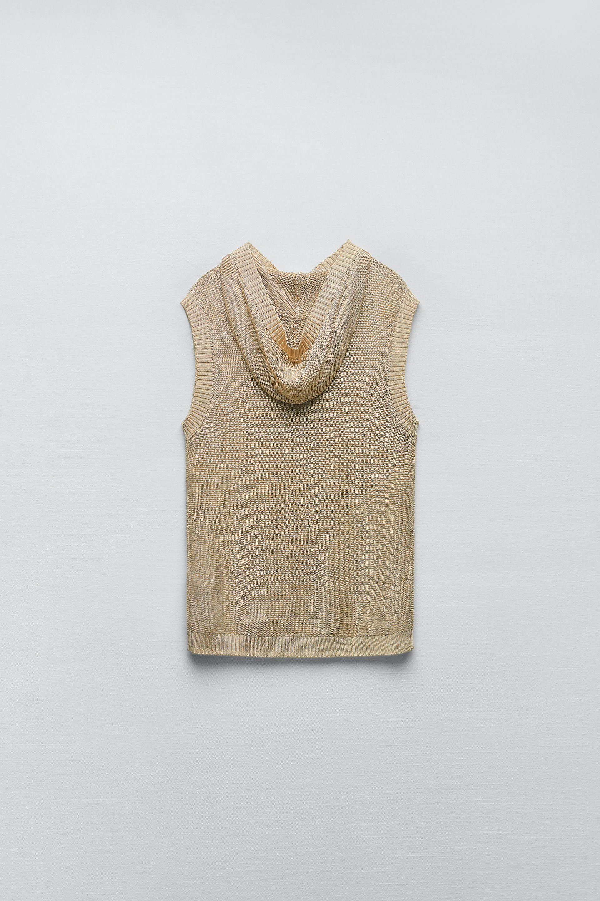 Zara top gold Clearance