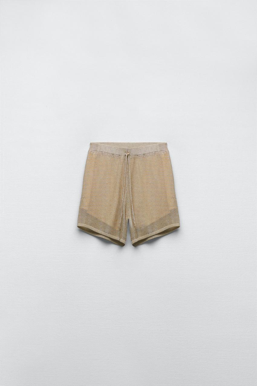 Zara knitted shorts Clearance