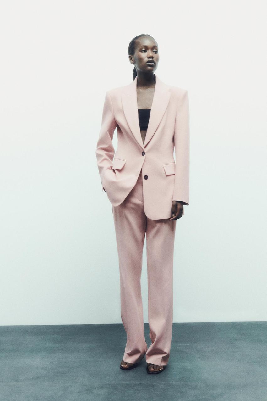 Zara pastel pink blazer Clearance