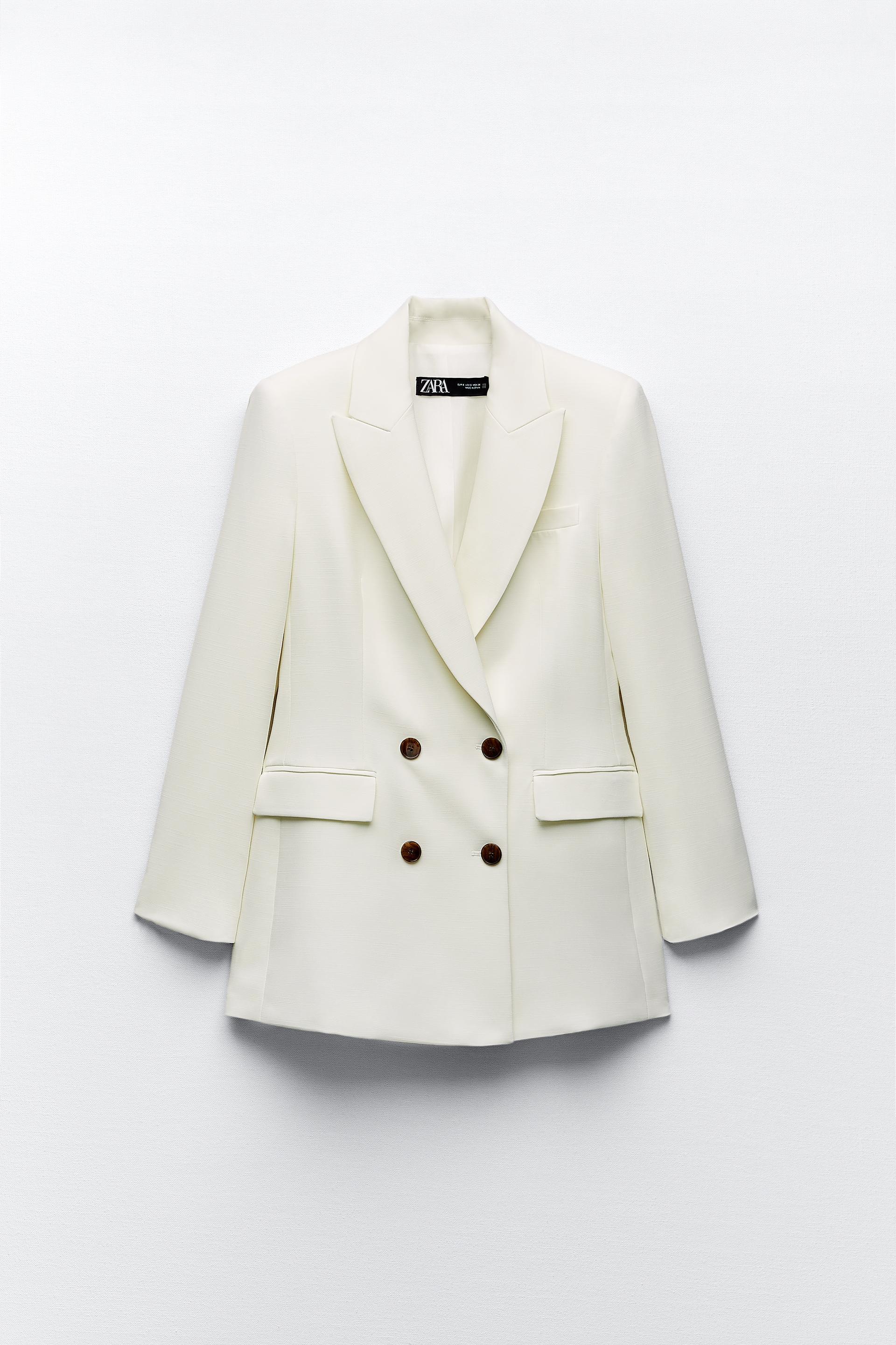 Cream zara blazer Clearance