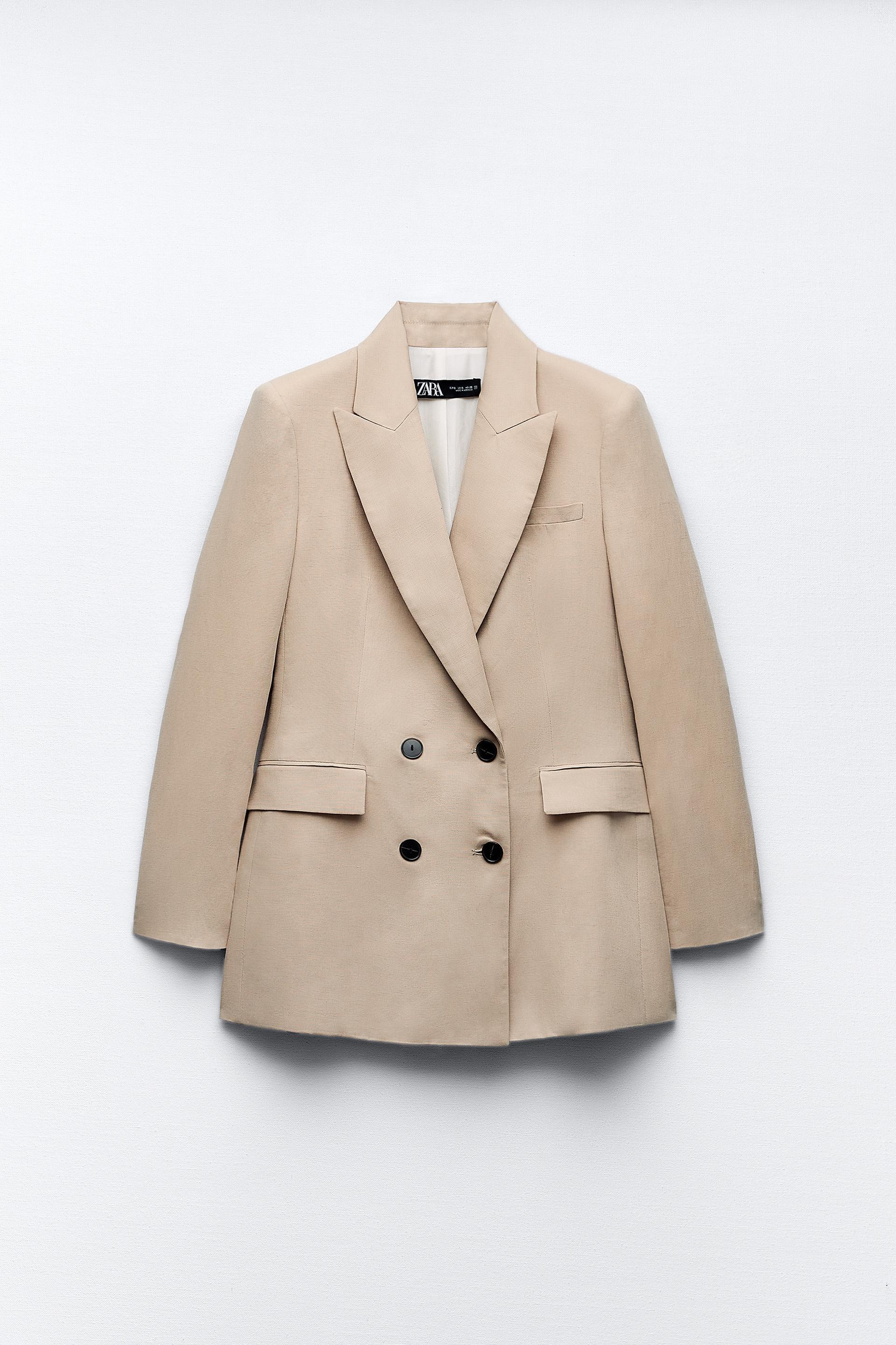 Zara sand blazer Clearance