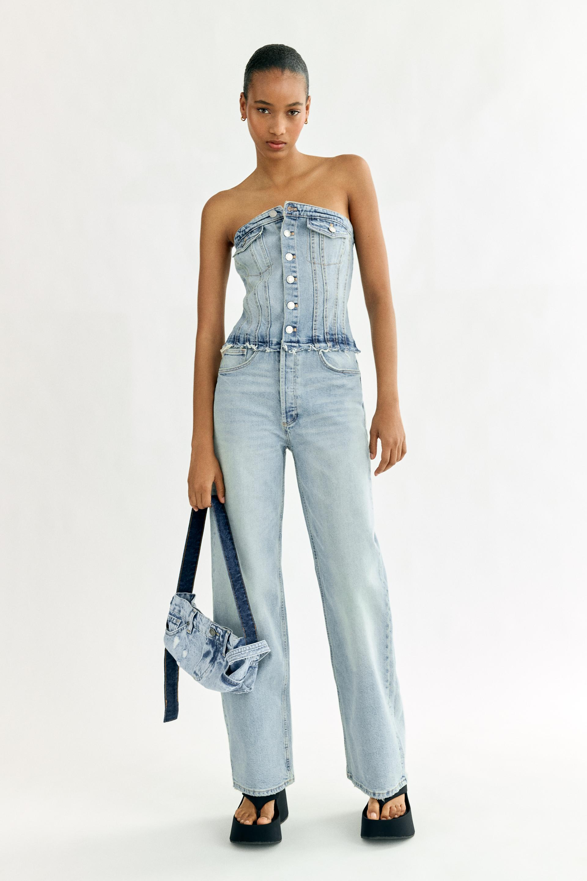 Jumpsuit zara jeans Clearance