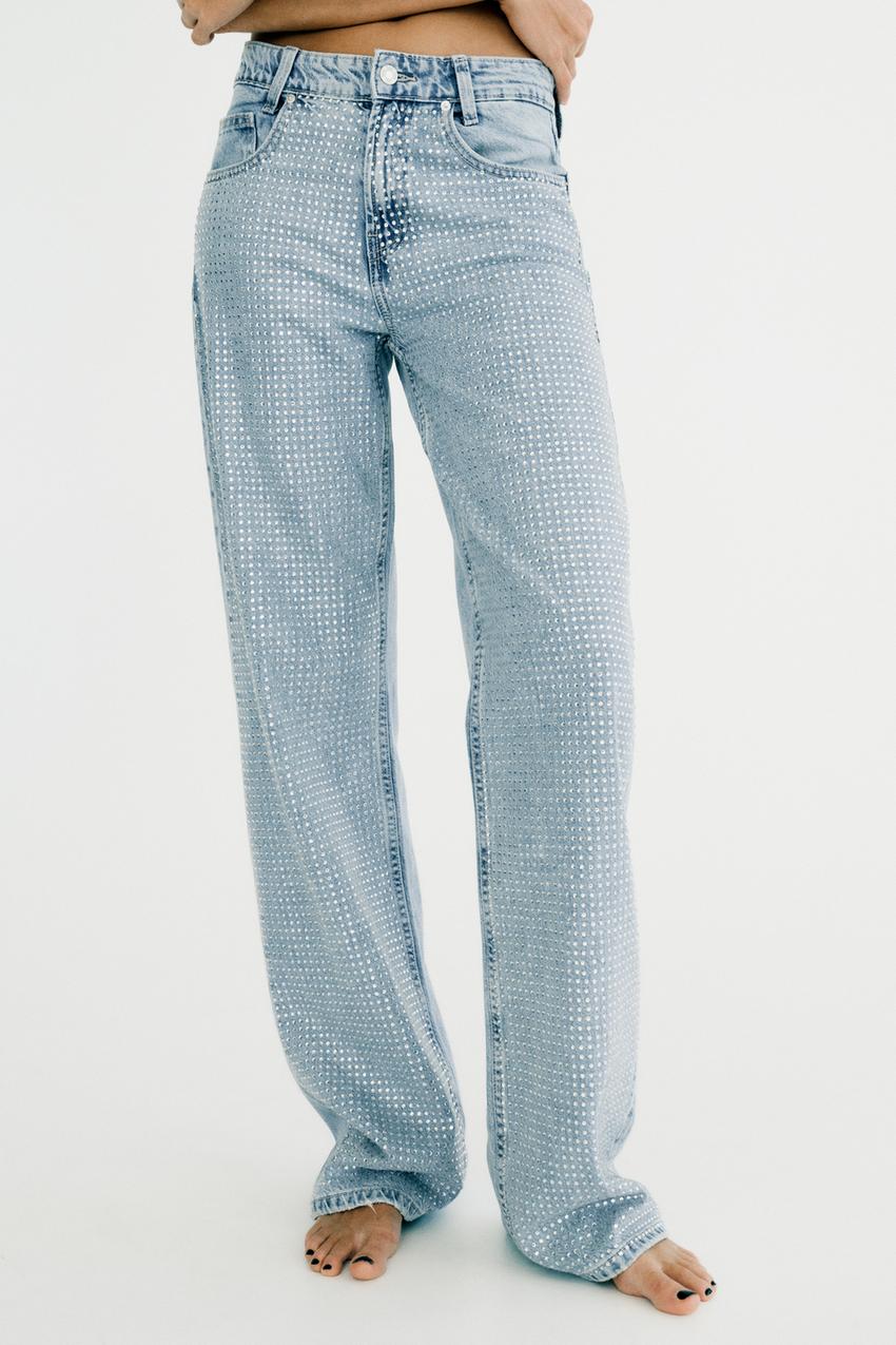 Zara jeans light wash Clearance