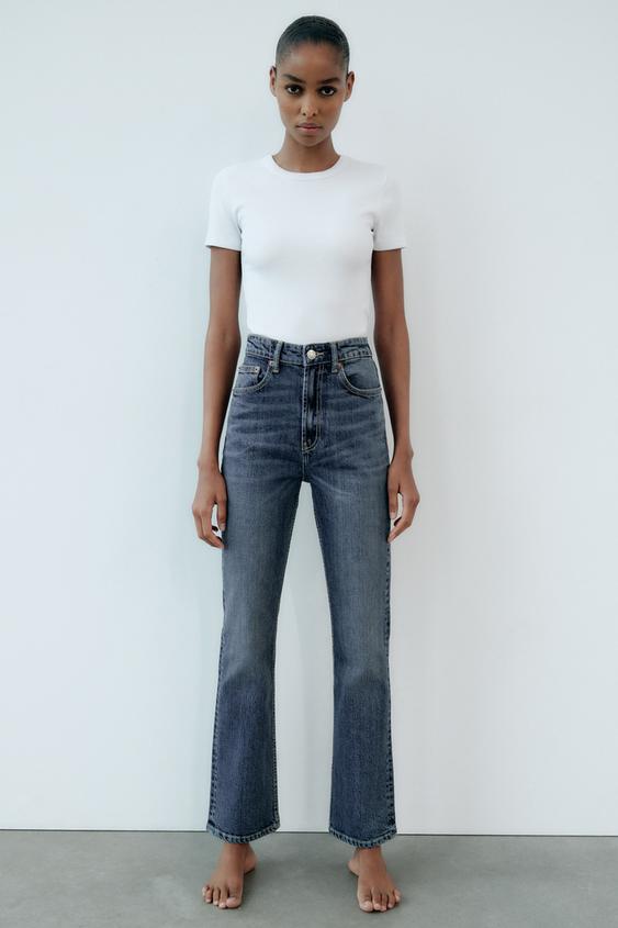 Zara high waist kick jeans Clearance