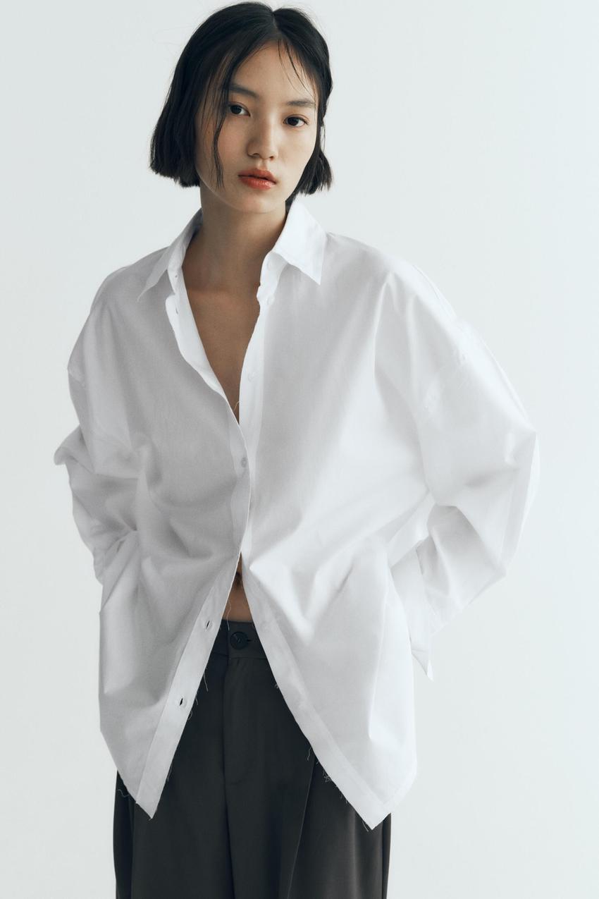 Zara shirt oversized Clearance