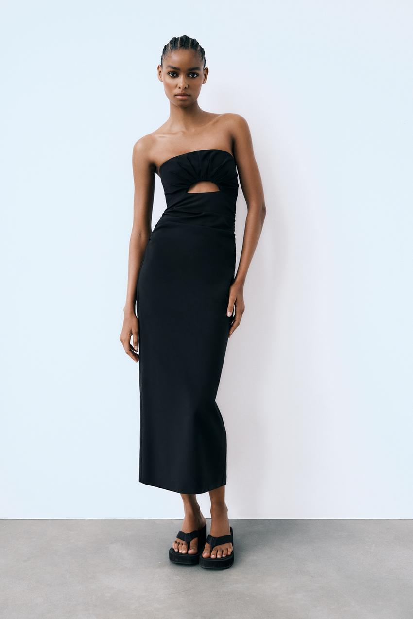 Zara black cutout dress Clearance