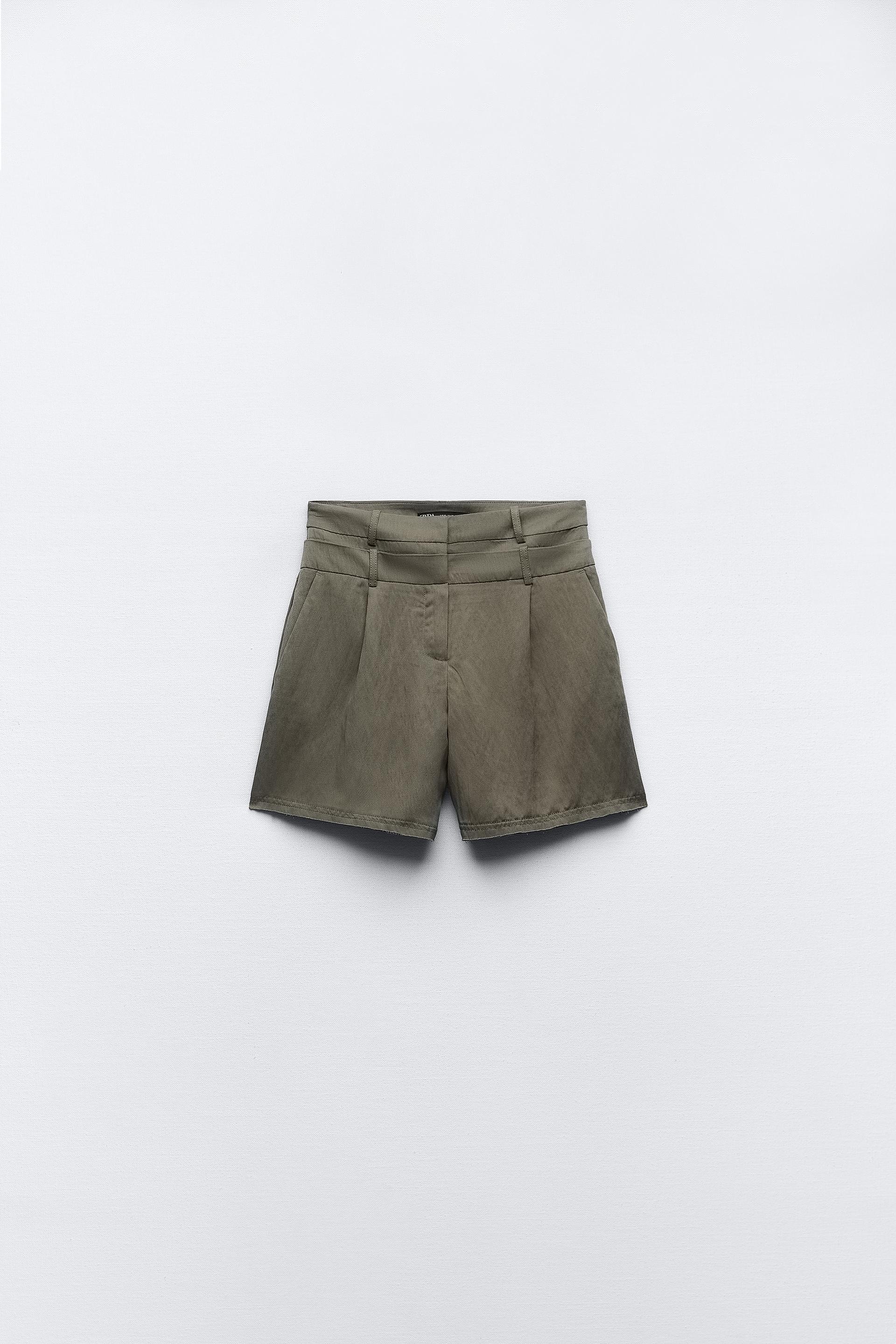 Zara women's bermuda shorts Clearance