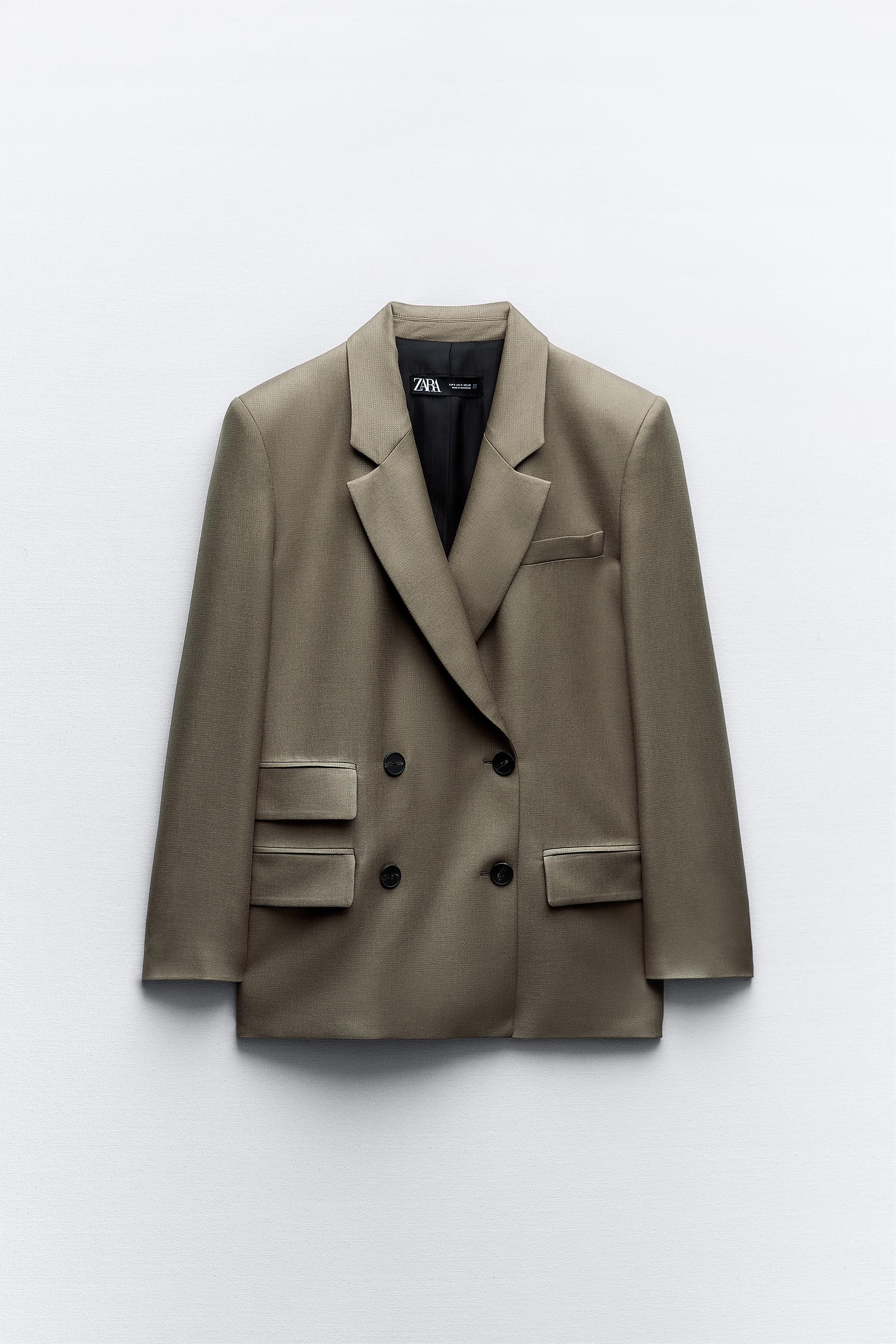 Zara olive blazer Clearance