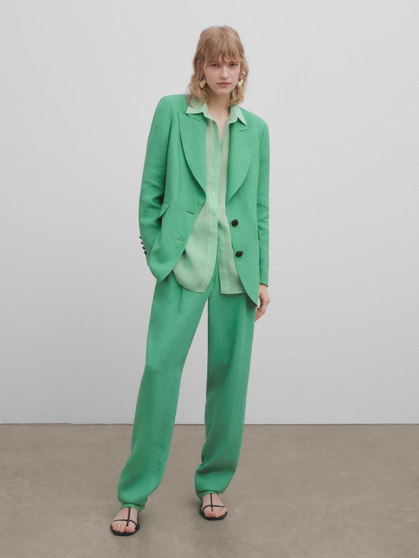 Zara mint suit Clearance
