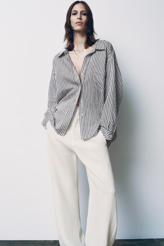 STRIPED OVERSIZE SHIRT