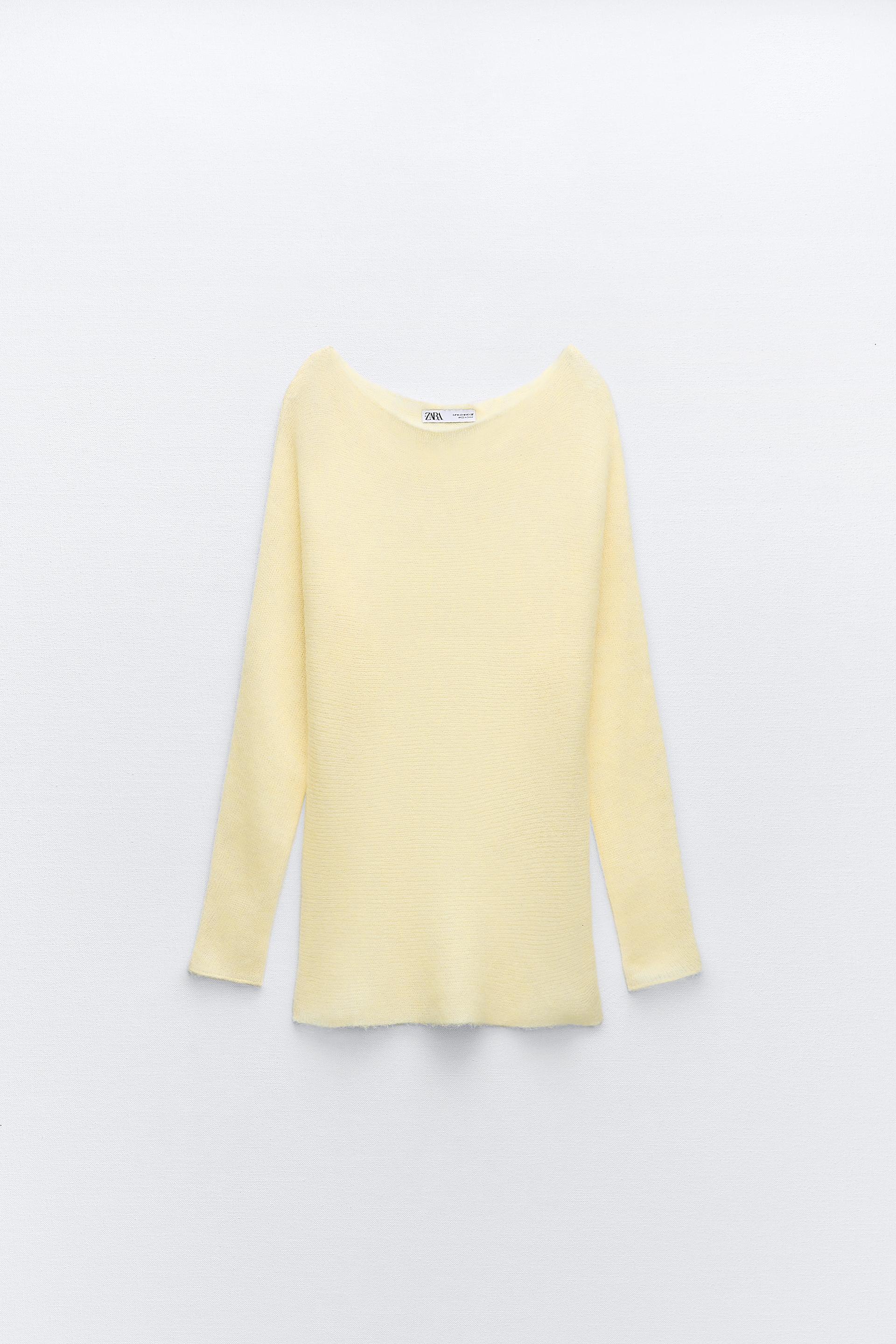 Yellow zara jumper Clearance