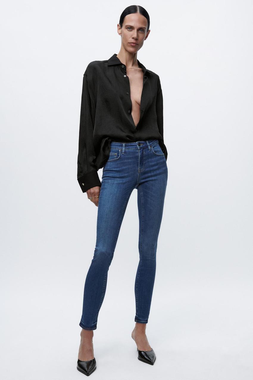 Zara navy skinny jeans Outlet