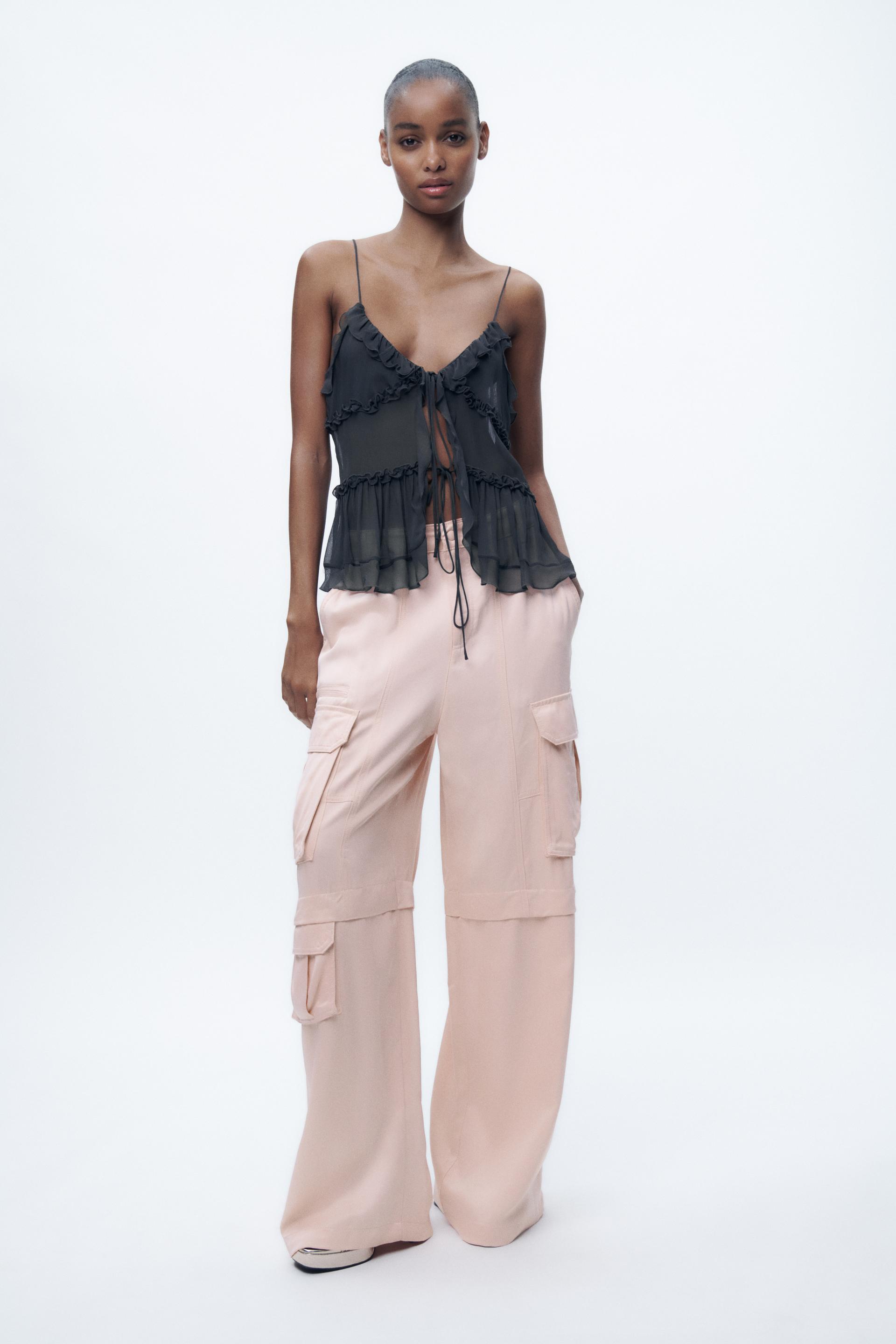 Cargo pants women zara Outlet
