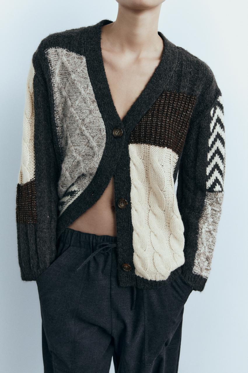 Zara multicoloured cardigan Outlet