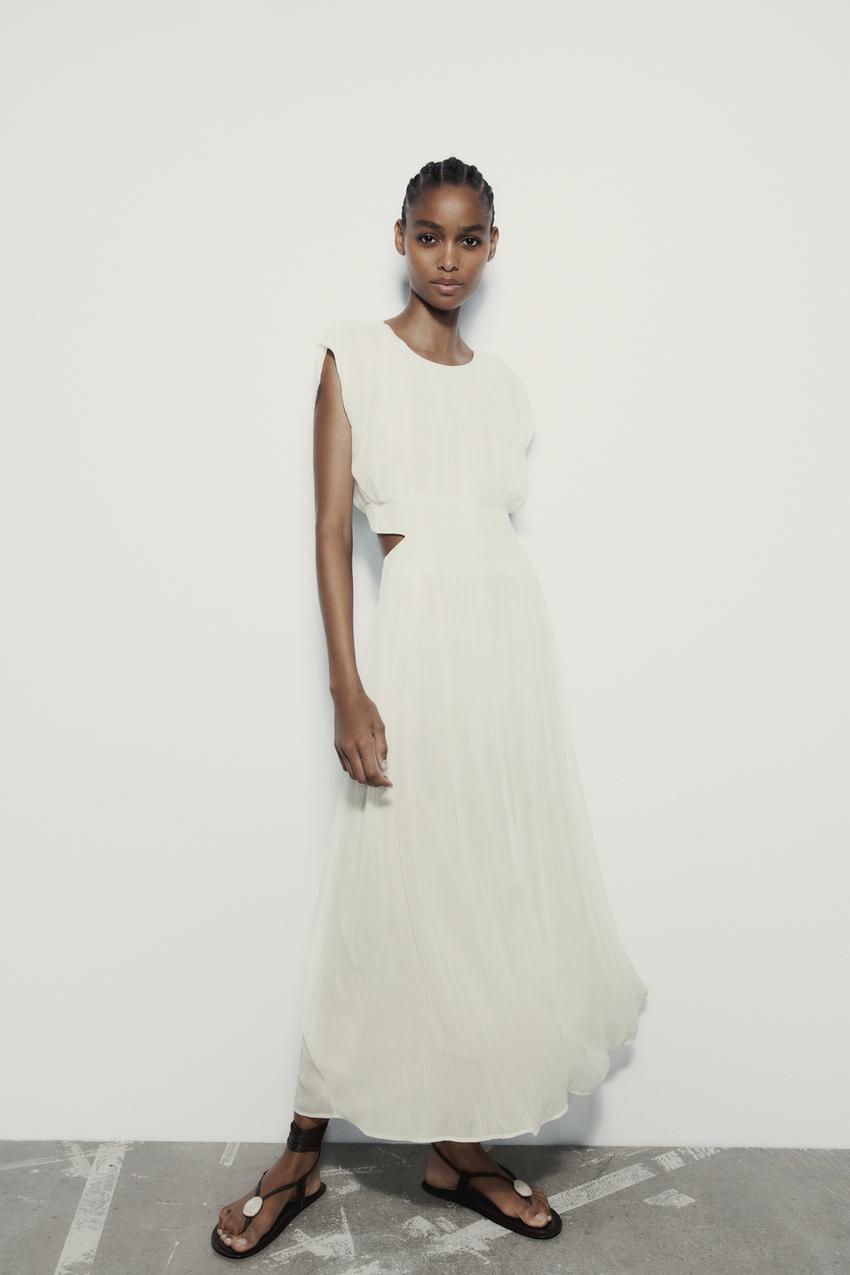 Zara side cut out dress Outlet