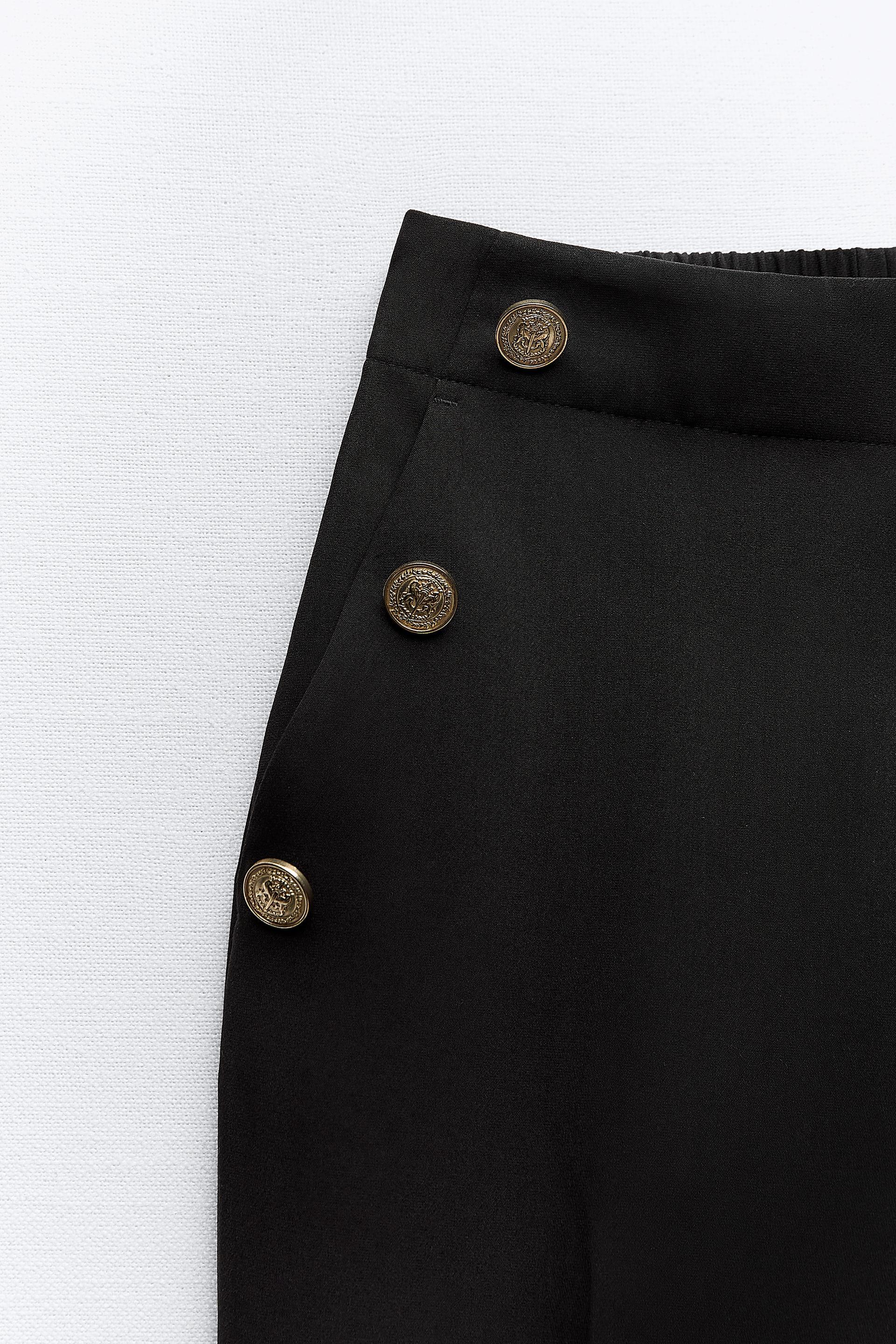 Zara trousers with buttons Clearance